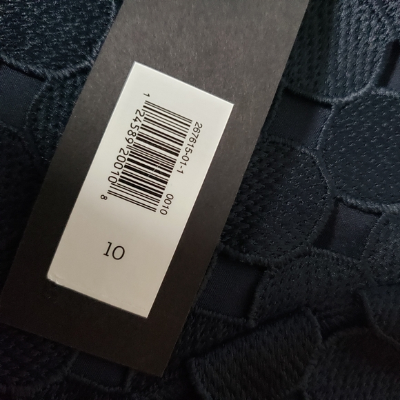 Banana Republic SS Circle Navy Lace Preppy Shift 10 Dress New Tags Event Career - Picture 13 of 16